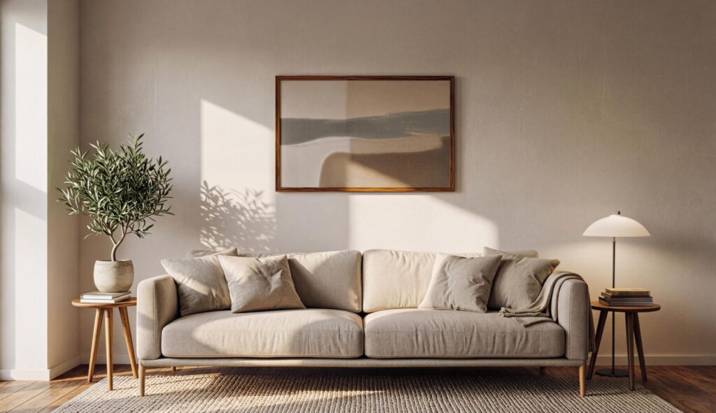 2025 年室內設計回顧，結合預算規劃、收納配置與耐看風格的居家空間示意