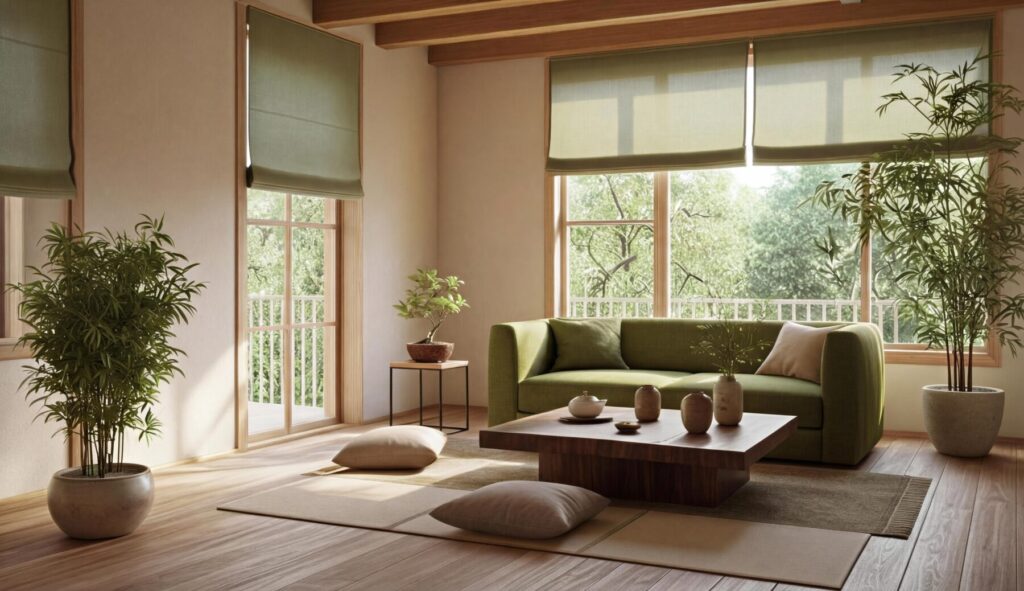 日式無印風居家改造設計，原木色系與留白收納的客廳空間