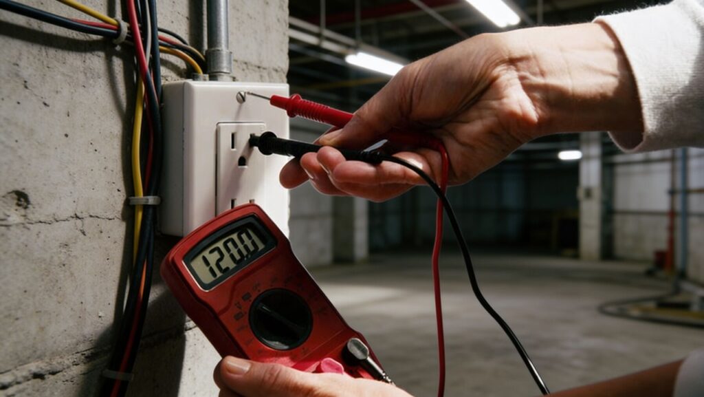 老屋水電驗收測試，檢查電路與插座電壓