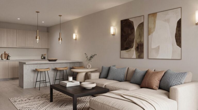 小坪數裝潢動線採光與預算配置示意