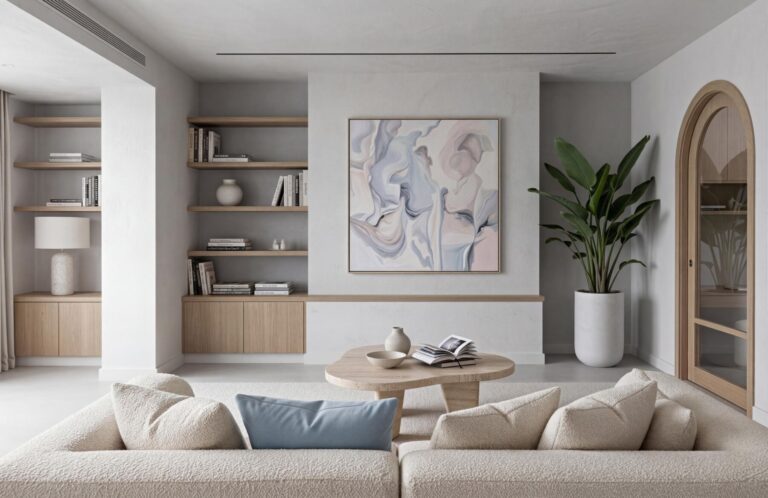 裝潢收納規劃與系統家具空間整合示意